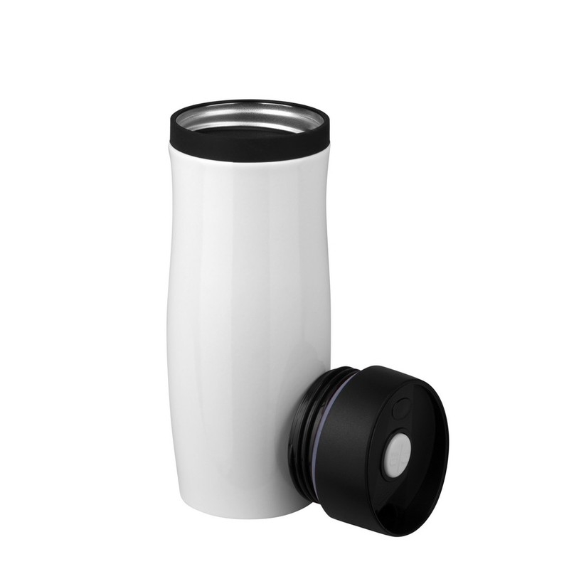 Kubek termiczny biały 400 ml z grawerem V4988-02