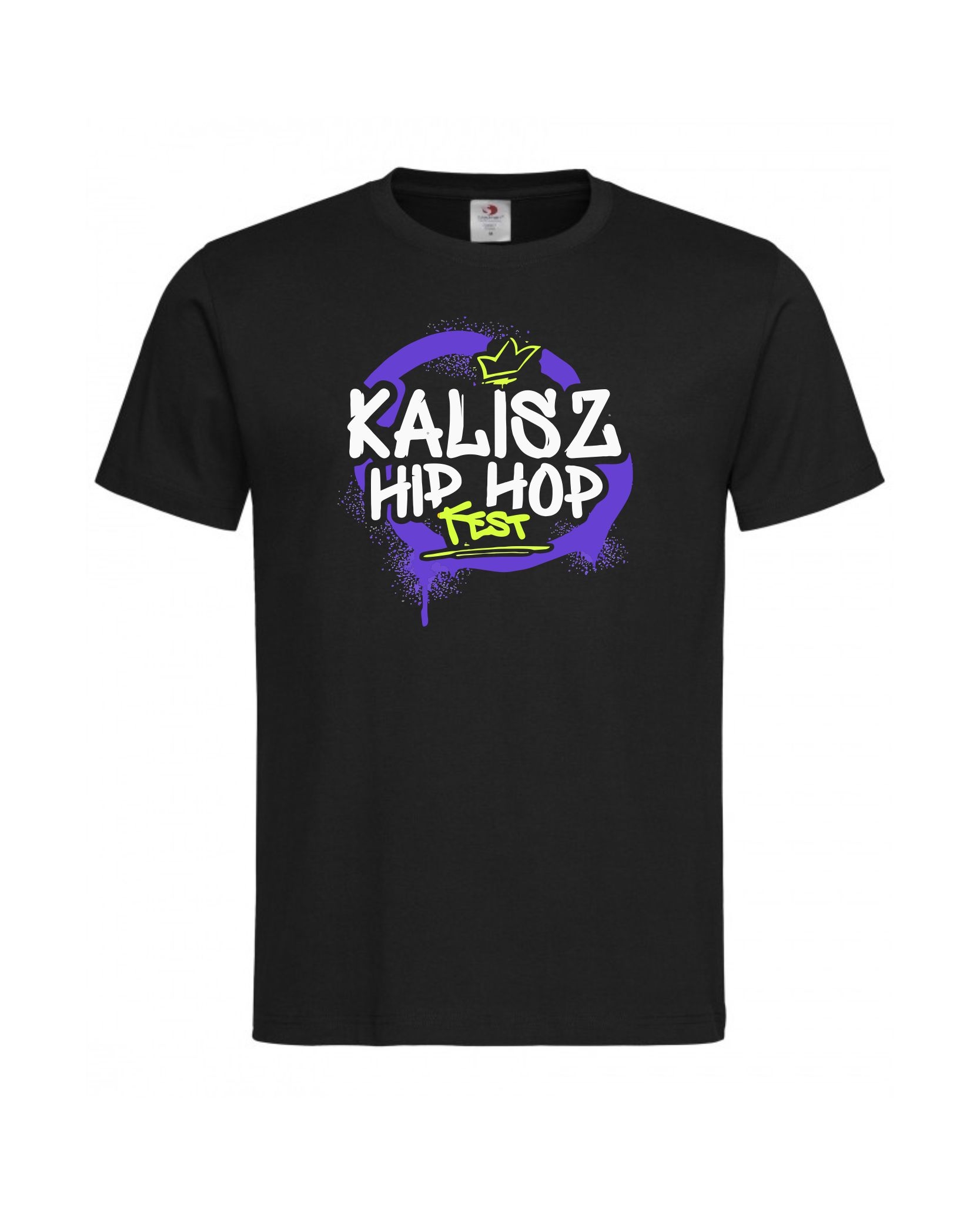 OFICJALNA KOSZULKA HIP HOP FEST KALISZ 2026 CZARNA MĘSKA
